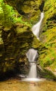 St Nectans Glenn waterfall Royalty Free Stock Photo