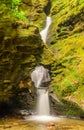 St Nectans Glenn waterfall Royalty Free Stock Photo