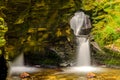 St Nectans Glenn waterfall Royalty Free Stock Photo