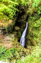 St Nectans Glenn waterfall Royalty Free Stock Photo