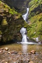 St Nectans Kieve waterfall Royalty Free Stock Photo