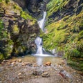 St Nectans Kieve waterfall Royalty Free Stock Photo