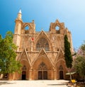 St. Nicholas Cathedral (Lala Mustafa Mosque), Famagusta, Cyprus Royalty Free Stock Photo