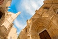 St. Nicholas Cathedral (Lala Mustafa Mosque). Famagusta, Cyprus Royalty Free Stock Photo