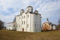 St. Nicholas Cathedral and Paraskev-Pyatnitsa church. Veliky Novgorod, Russia