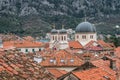St. Nicholas Church Domes in Kotor Royalty Free Stock Photo