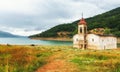 St. Nicholas Church, Mavrovo Lake, Macedonia Royalty Free Stock Photo