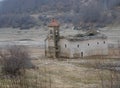 The St Nicholas Church near Mavrovo lake Royalty Free Stock Photo