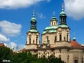 St. Nicholas Church Old Town Square, Prague, Czech Republic Royalty Free Stock Photo