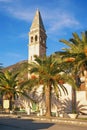 St. Nicholas Church in Perast town, Montenegro Royalty Free Stock Photo