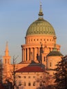 St. Nicholas' Church in Potsdam at sunrise (St. Nikolai Kirche)