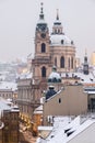 St. Nicholas Church in Prague Royalty Free Stock Photo