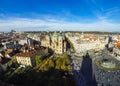 St Nicholas Church and Staromestske namesti in Prague, Czechia