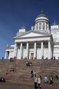 St. Nicholas` Church Suurkirkko Located in Senate Square Senaatintori Helsinki Royalty Free Stock Photo