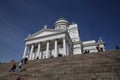 St. Nicholas` Church Suurkirkko Located in Senate Square Senaatintori Helsinki Royalty Free Stock Photo