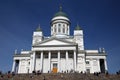 St. Nicholas` Church Suurkirkko Located in Senate Square Senaatintori Helsinki Royalty Free Stock Photo