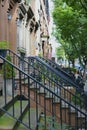 Striver's Row, prestigious residential neighborhood in Harlem, Manhattan, New York City,USA