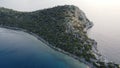 St. Nicholas Island in Mediterranean Sea drone view