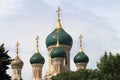 Russian Orthodox Cathedral in Nice, France Royalty Free Stock Photo