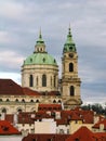 St. Nicolas Church, Mala Strana, Prague Royalty Free Stock Photo