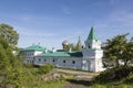 St. Nikolsky male monastery in Staraya Ladoga, Leningrad region, Royalty Free Stock Photo