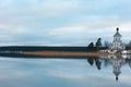 St. Nilus Monastery at Seliger lake. Royalty Free Stock Photo