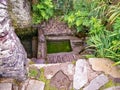 A close up view of St Non`s Well, Pembrokeshire, Wales