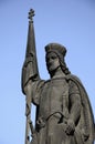St. Norbert statue on Charles Bridge Royalty Free Stock Photo