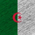 1st November Algeria Revolution Day Flag Design