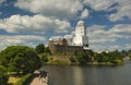 St Olaf castle in Vyborg Royalty Free Stock Photo