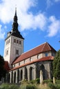 St. Olaf Church, Tallinn Royalty Free Stock Photo