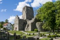 St Olof church ruin Sigtuna Royalty Free Stock Photo