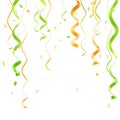 St. Patrick background made of ribbons