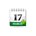 St Patrick calendar