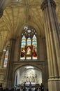 St Patrick Cathedral interior from Midtown Manhattan in New York City in United States Royalty Free Stock Photo