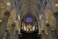 St Patrick Cathedral interior from Midtown Manhattan in New York City in United States Royalty Free Stock Photo
