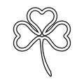 St patrick clover leaf Royalty Free Stock Photo