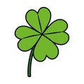St patrick clover leaf Royalty Free Stock Photo