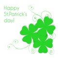 St. Patrick day card Royalty Free Stock Photo