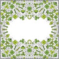 St Patrick Day frame Royalty Free Stock Photo