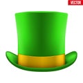 St Patrick hat isolated on white background Royalty Free Stock Photo