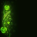 St.Patrick holiday night background Royalty Free Stock Photo