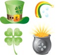 St. patrick icon set