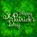 St. Patrick lettering