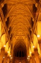 St. Patrick s cathedral ceiling, 5th Avenue, Manhattan, NYC Royalty Free Stock Photo