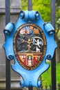 St. Patrick`s Cathedral Coat Of Arms In Dublin Royalty Free Stock Photo