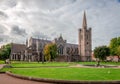 St. Patrick`s Cathedral in Dublin, Ireland. Royalty Free Stock Photo