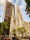 St Patrick`s Cathedral, Fifth Avenue Manhattan New York City Royalty Free Stock Photo