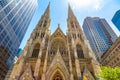 St. Patrick`s Cathedral In New York
