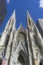 St. Patrick`s Cathedral in Manhattan, NYC Royalty Free Stock Photo